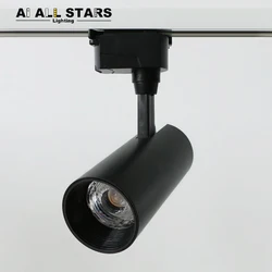 Оптовая продажа, COB светильник 10 Вт, 20 Вт, 30 Вт, 40 Вт, регулируемый светодиодный Трековый светильник, поверхностный монтаж, прожекторы, алюминиевый Трековый светильник