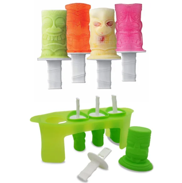 Silicone Popsicle Molds Zombie POP Molds for Ice Cream Molds Funny