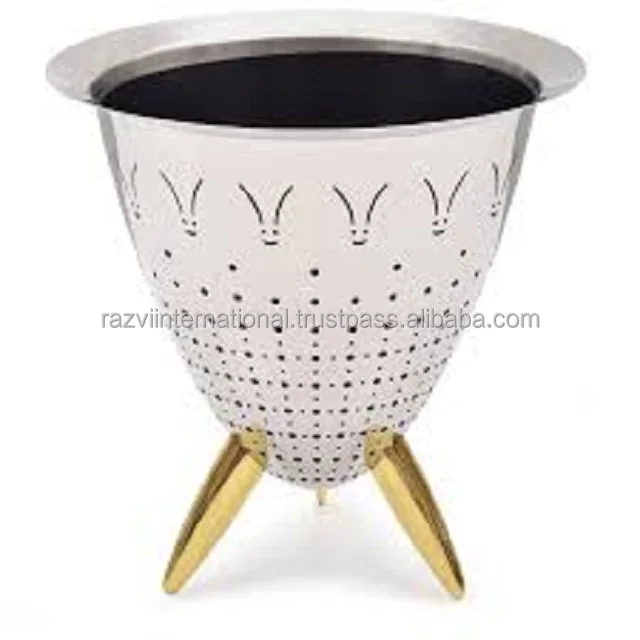 Горячая распродажа современный кухонный дуршлаг из нержавеющей стали экологически чистый металлический пищевой фильтр для внутреннего и наружного использования