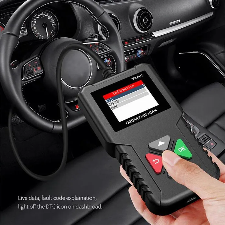 YA-101 OBD2車の故障コード読み取りカード車の診断OBDテスター 