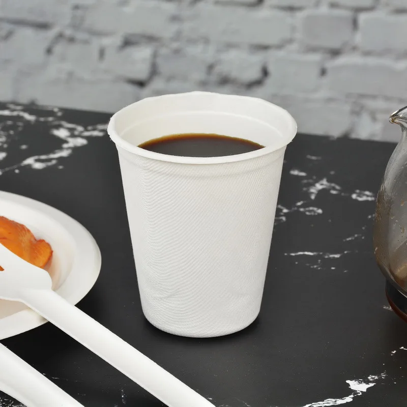 Coffee Making Eco Friendly Cup Waterproof Caffee Flat Emboss Logo Disposable Drinking Cups Lid Straw