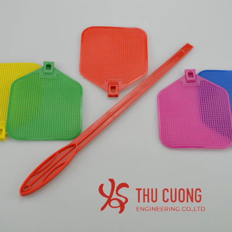 Durable Plastic Fly Swatter Heavy Duty Set Strong Perfect For Flies