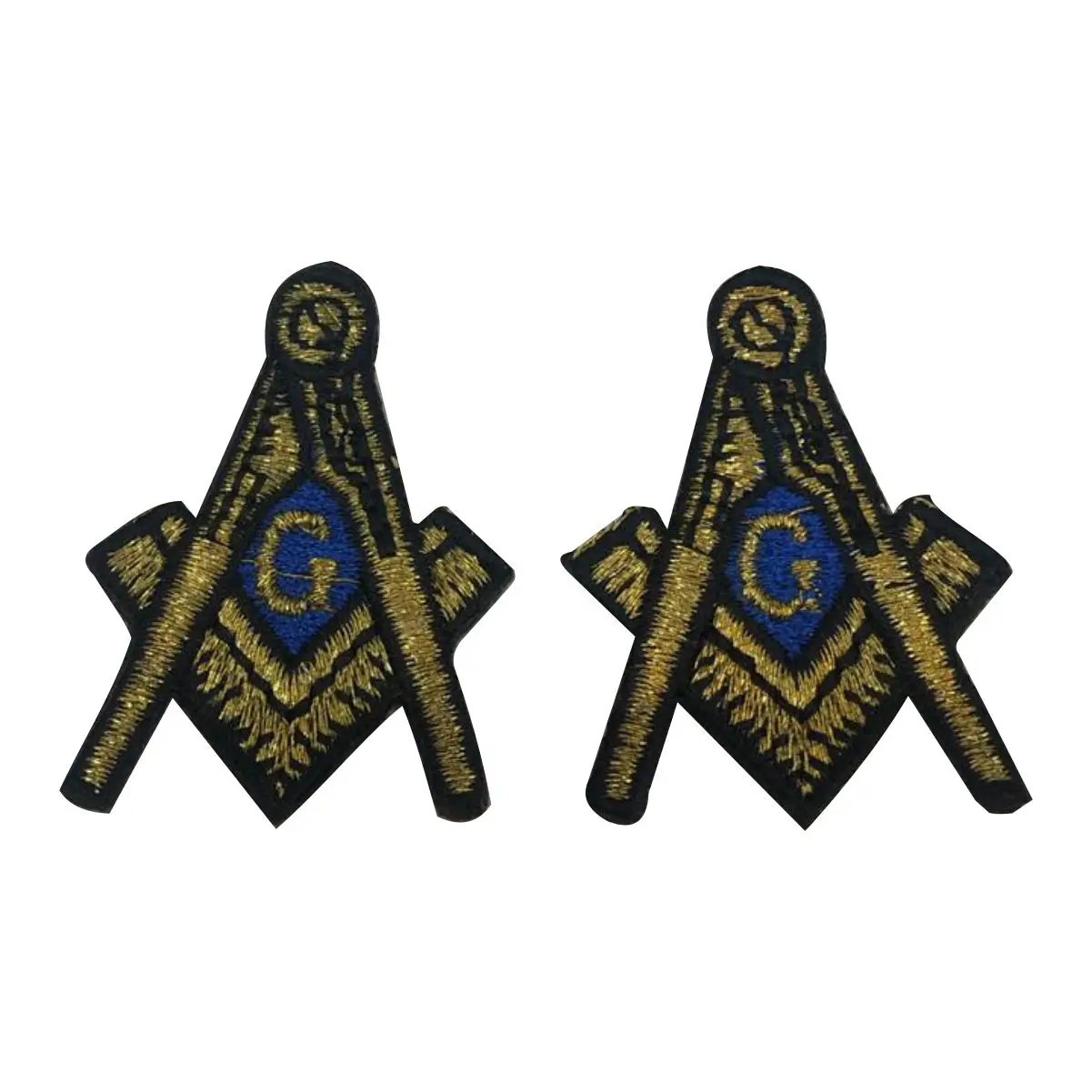 Ошейник с золотой цепочкой Masonic Blue, ошейник с золотой цепочкой в новом стиле