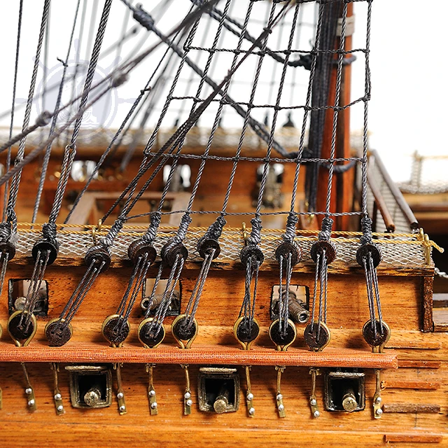 HMS Victory Copper Bottom Model Ship 80 cm Handcrafted Wooden Replica With Display Stand, Collectible, Decor, Gift, Wholesale
