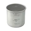 Tasse à mesurer de riz en acier inoxydable 18-8