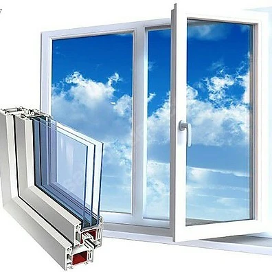 UPVC Windows High Quality PVC Doors and windows Profile Sections Folding and Sliding windows and Doors