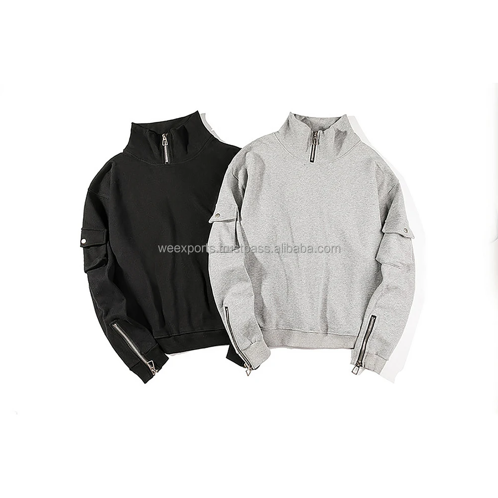 fear of god half zip sherpa moletom com capuz