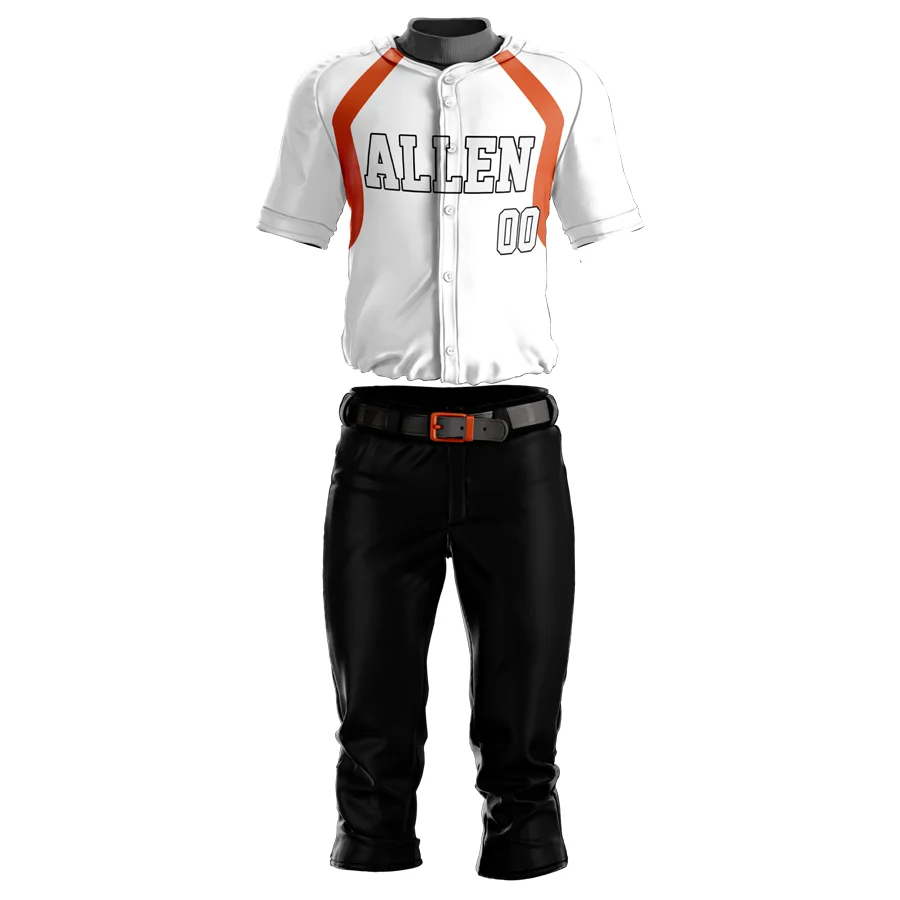 Uniforme De Béisbol De Marca Con Logotipo Personalizado Para  Hombre,Conjunto De Camisetas Cortas De Béisbol 3/4 En Blanco - Buy El  Último Diseño De Alta Calidad Uniforme De Béisbol Nueva Llegada Uniforme