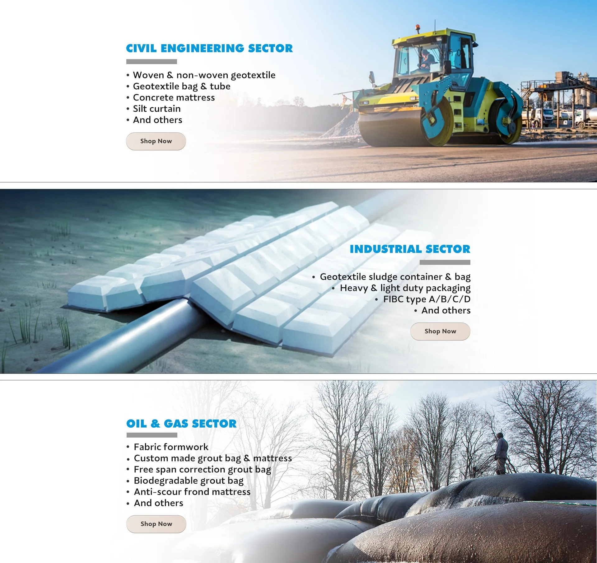 Manufacturing From Malaysia Concrete Bag Non Woven Fabric For Coastal