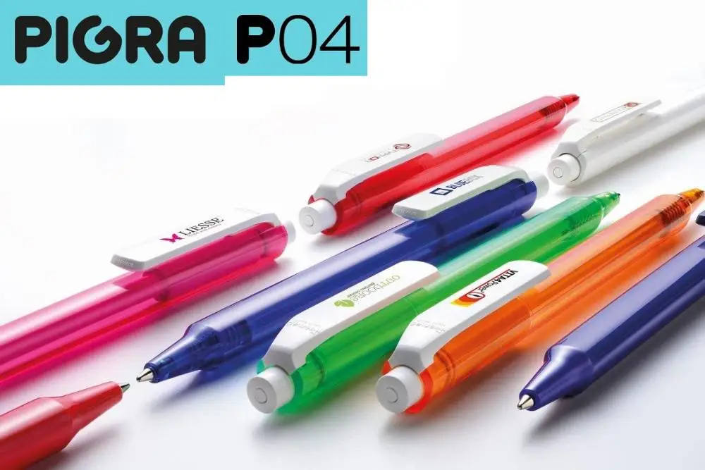 P04 Pigra рекламная качественная пластиковая шариковая ручка