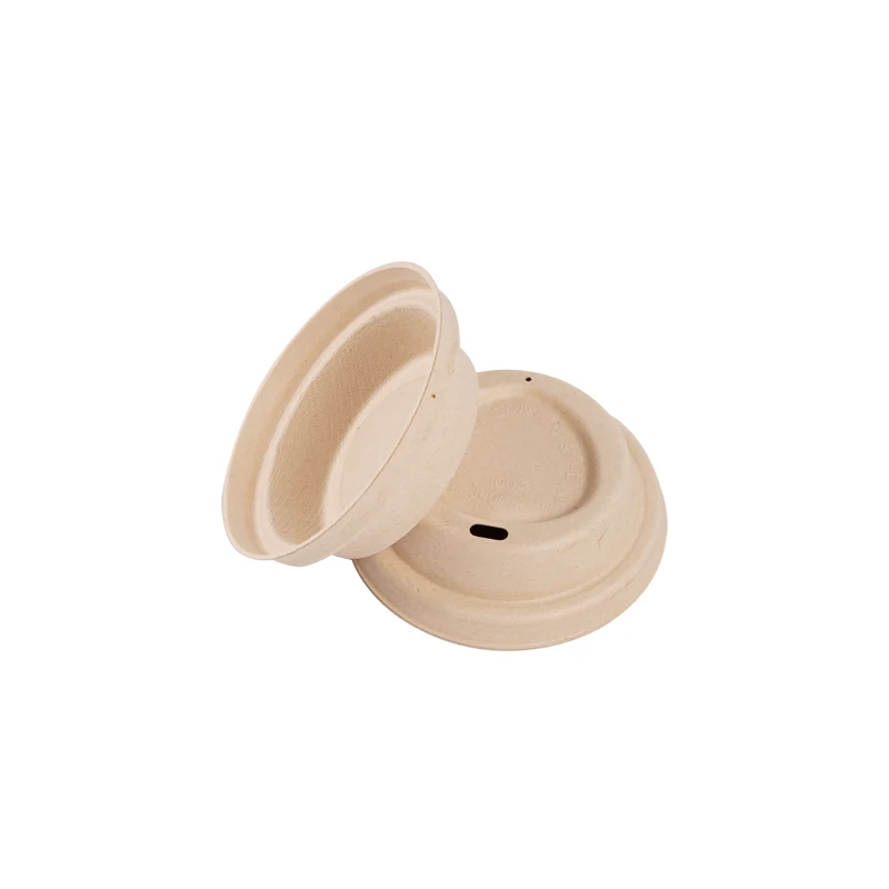 16oz Paper Indonesia Disposable With Logo Sugar Cane Bagasse Coffee Cup