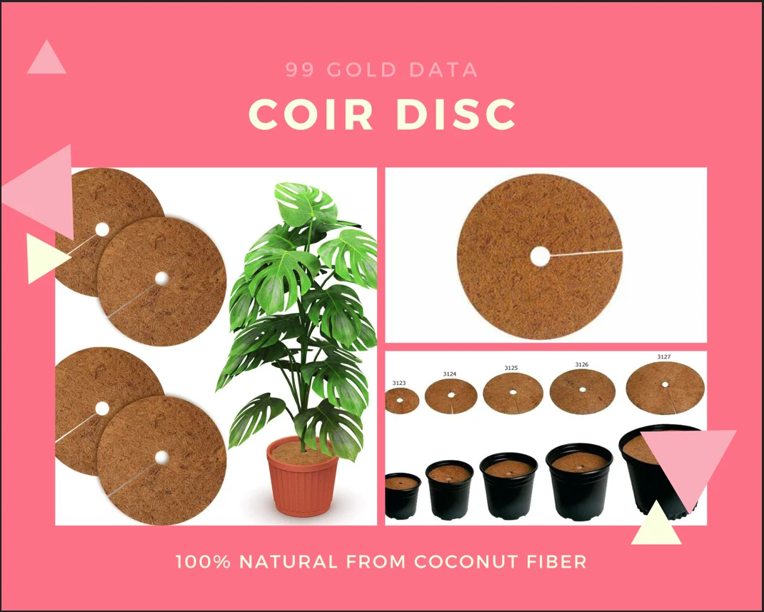 Very Ecofriendly Coco Peat Pellet Coir Disc Peat For Planting Cocopeat