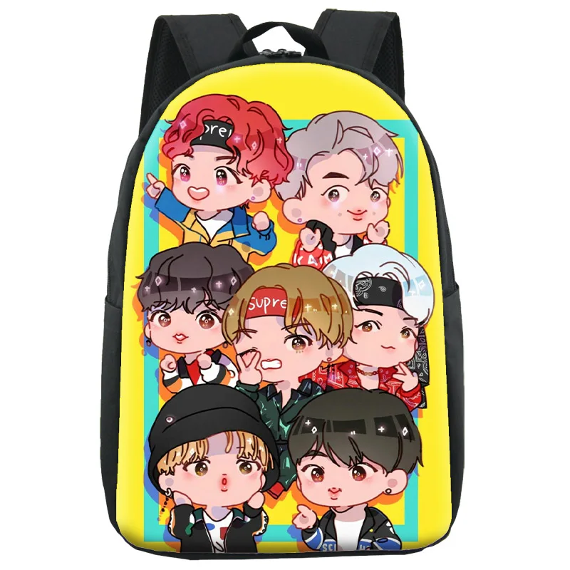 Source Backpack Bts fashion Kpop Bts backpack school bag for girls