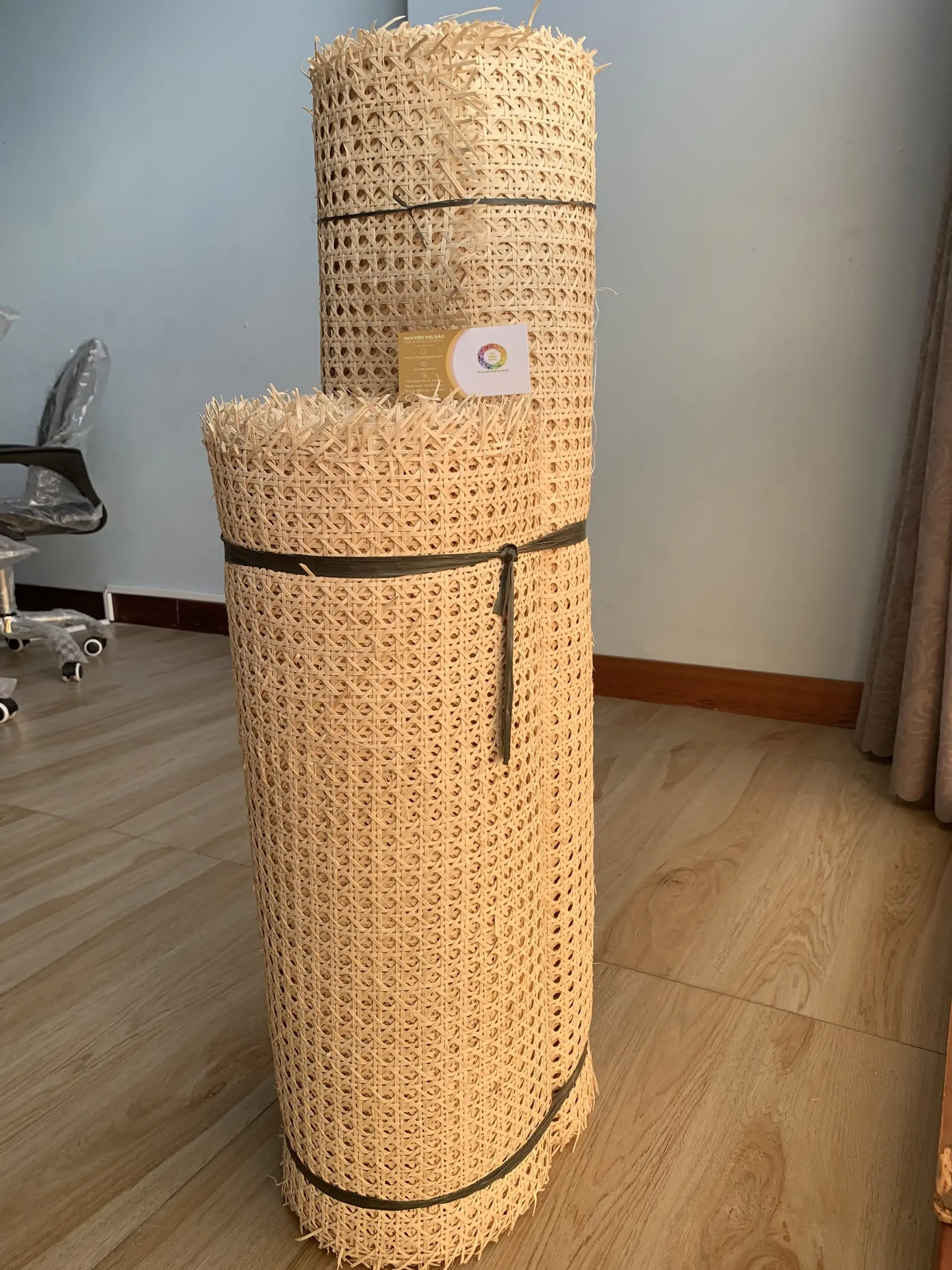 Cane Rattan Webbing Feature Chair Resin Vietnam Chair Cane Raw Flat Wicker Fiber Rattan Material Webbing Factory Price