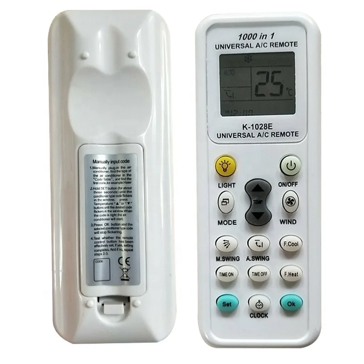 Universal Remote Control Controller for Home Air Conditioner k-1028E LCD A/C diy 