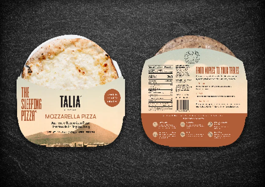 
Handmade Mozzarella Pizza Fully Baked Frozen 100% Natural No preservatives No additives No GMOs 