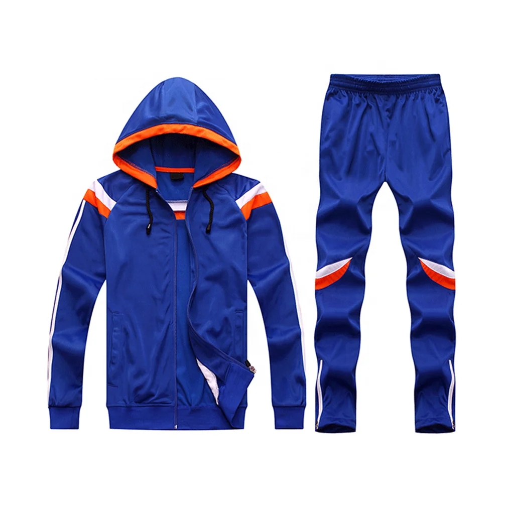 New popular design for sportswear football team polyester tracksuit mens Pants soccer suit custom track suit jacket