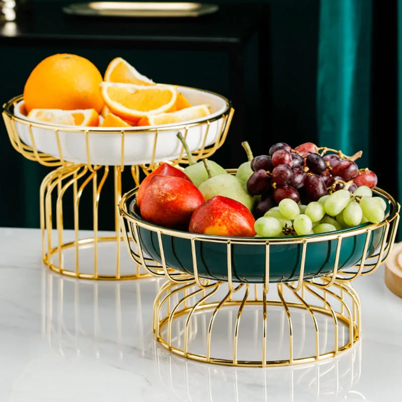 Nordic Large Capacity Countertop Storage Fruit Bowl