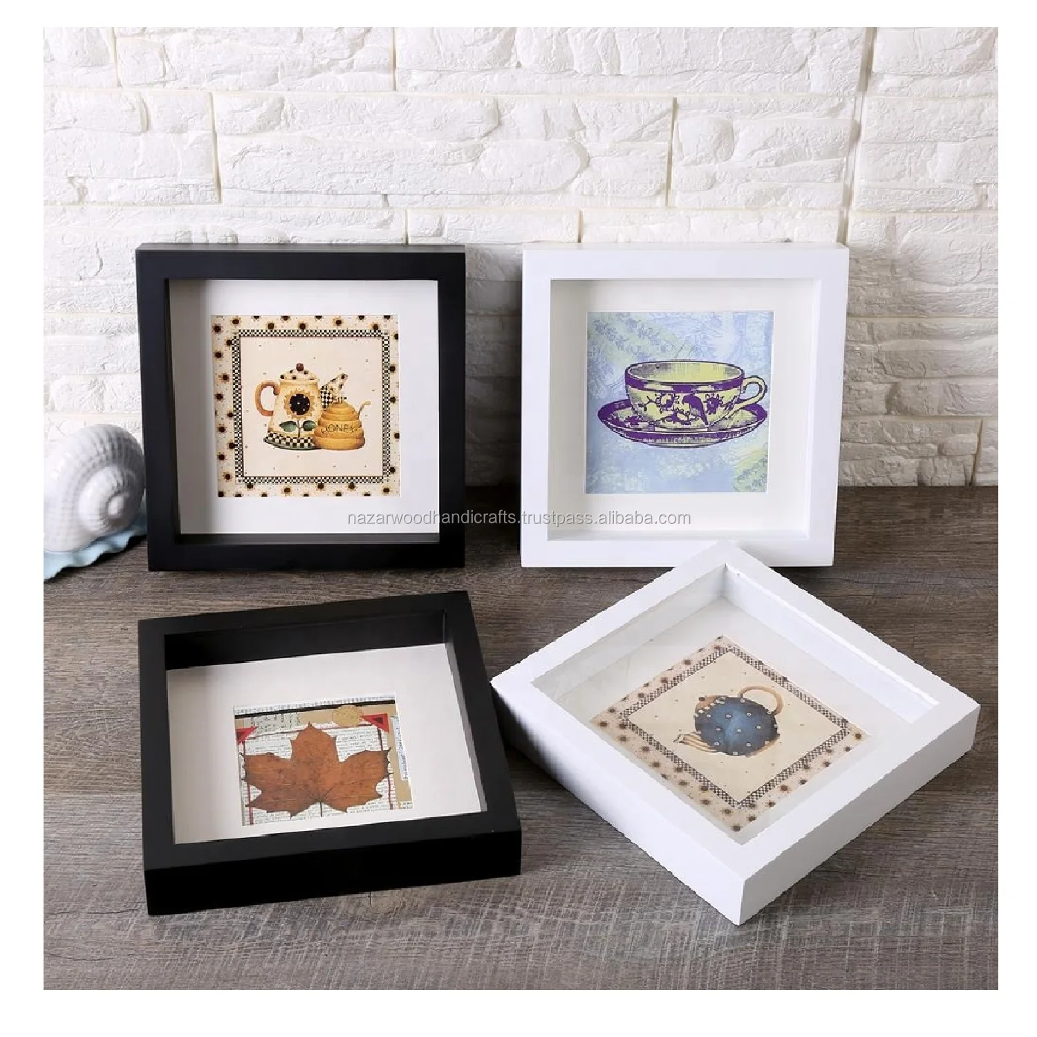 Picture Frame Shadow Box White Color And Size Shadow Box Photo Frame ...