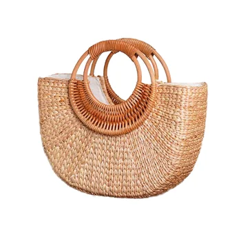 Water Hyacinth Handbag New Arrival Beach bag Hottest trend 2022 Wholesale in Bulk