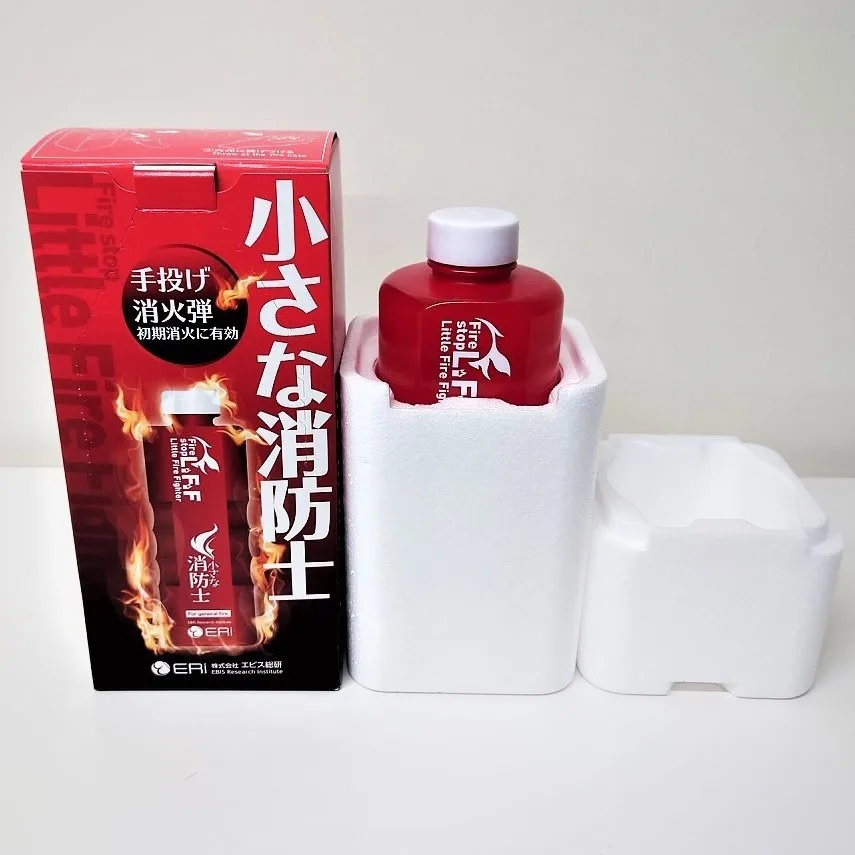 A product made in Japan that is ideal for initial fire extinguishing.