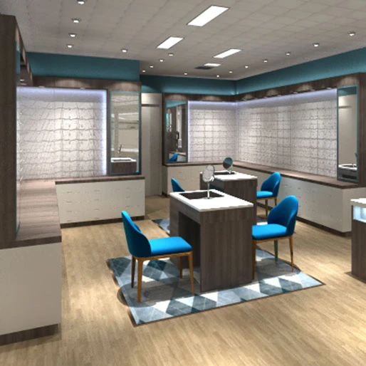Commercial Store Creative Ideas Eyewear Display Furniture Optical Shop Interior Design for Optical
