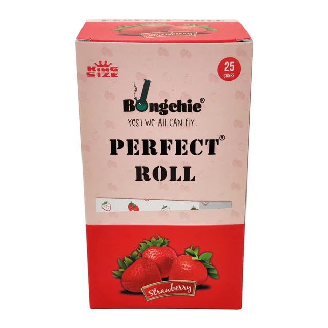 High on Demand 100% flavoured Perfect roll Cones Strawberry at Best Price