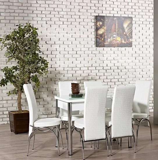 Ibiza Design Dining Expandable Table Set With 4 Chairs Best Prices Dining Room Furnitures Best Seller European Style Product