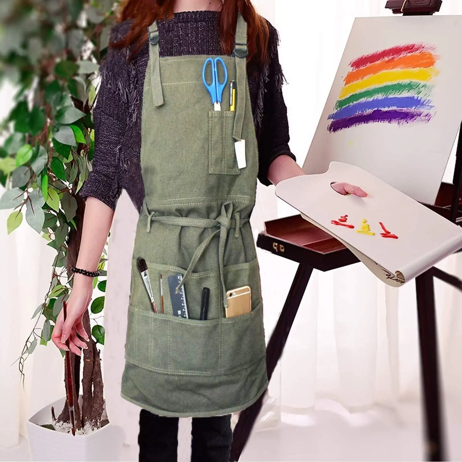 painter canvas apron painting aprons arts