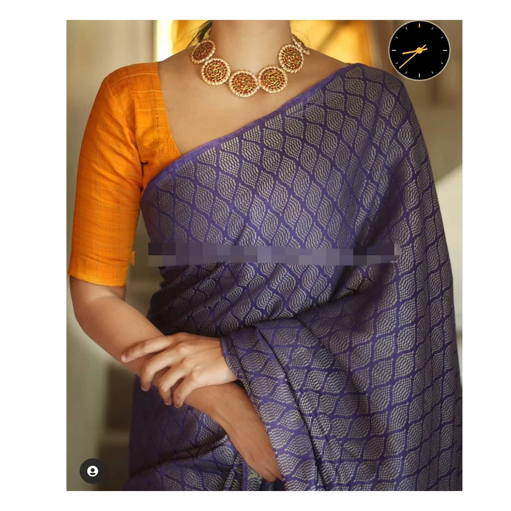Buy Midnight Blue Paithani Saree online-Karagiri