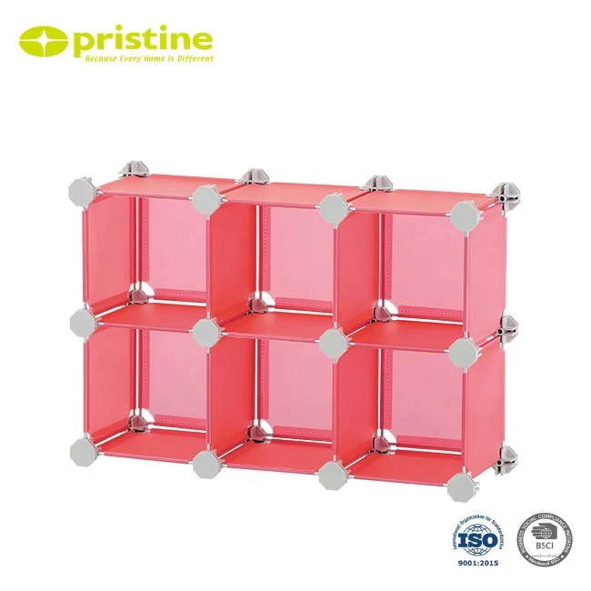 
 Taiwan manufacturer Low MOQ 30 design 6 plastic storage cube  