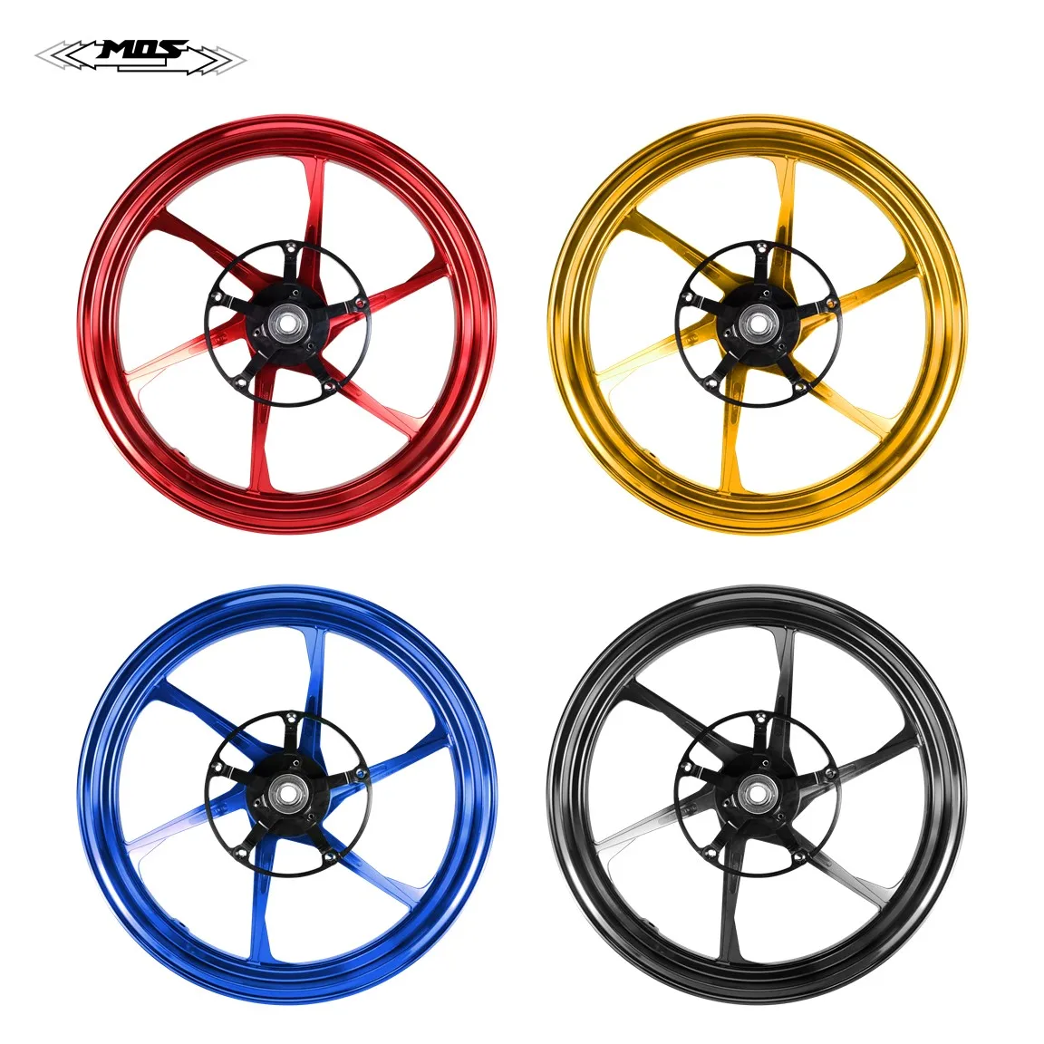 Mos Forged Aluminum Alloy Motorcycle Rim Wheel For Kawasaki Z300 / Z250 ...