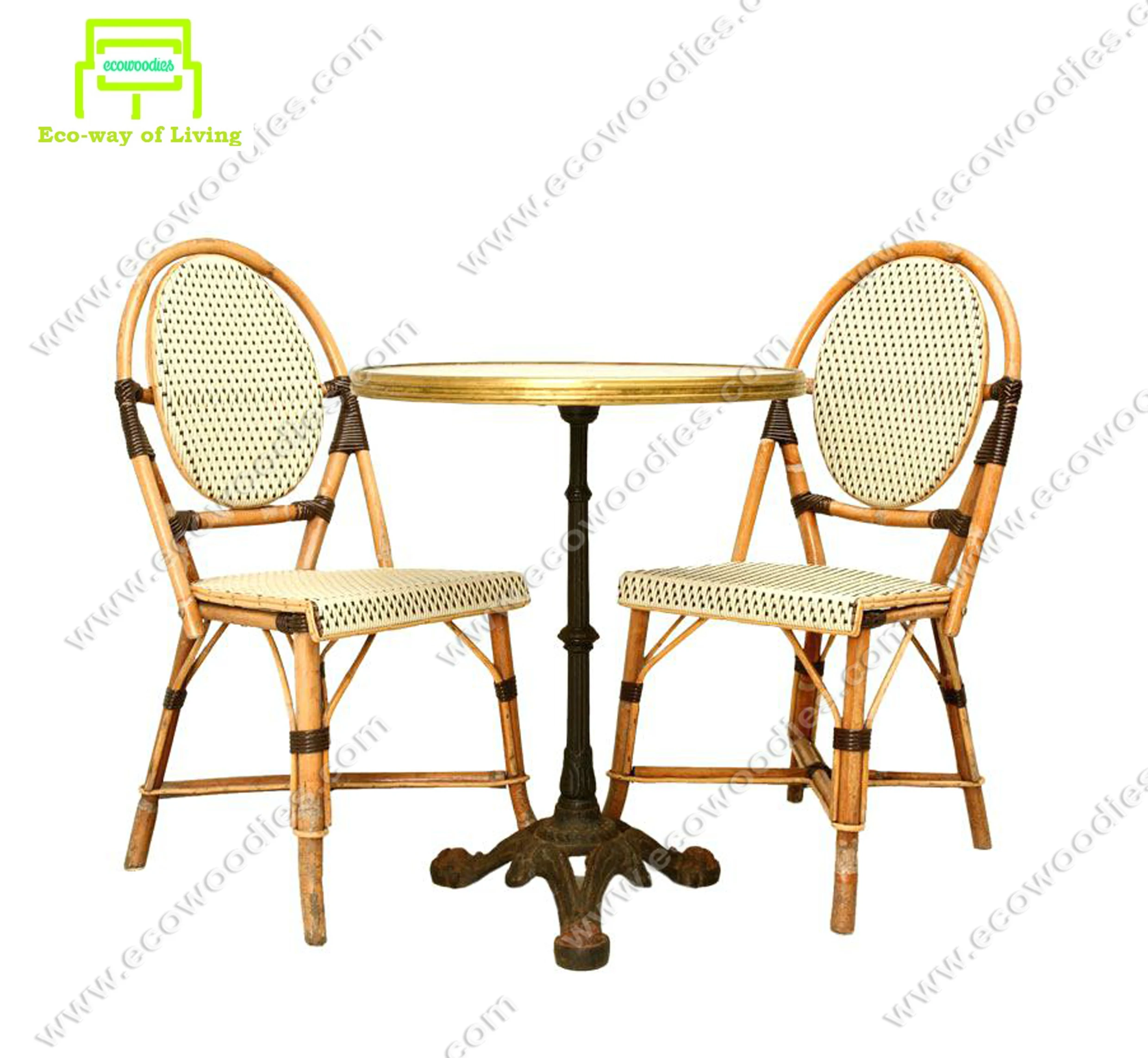 Круглый стол и 2 стула