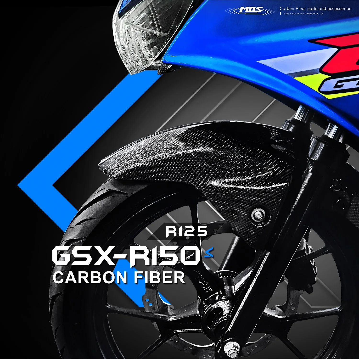 Amazon.co.jp: フロントリアフェンダ スズキ用Gsx-R125用