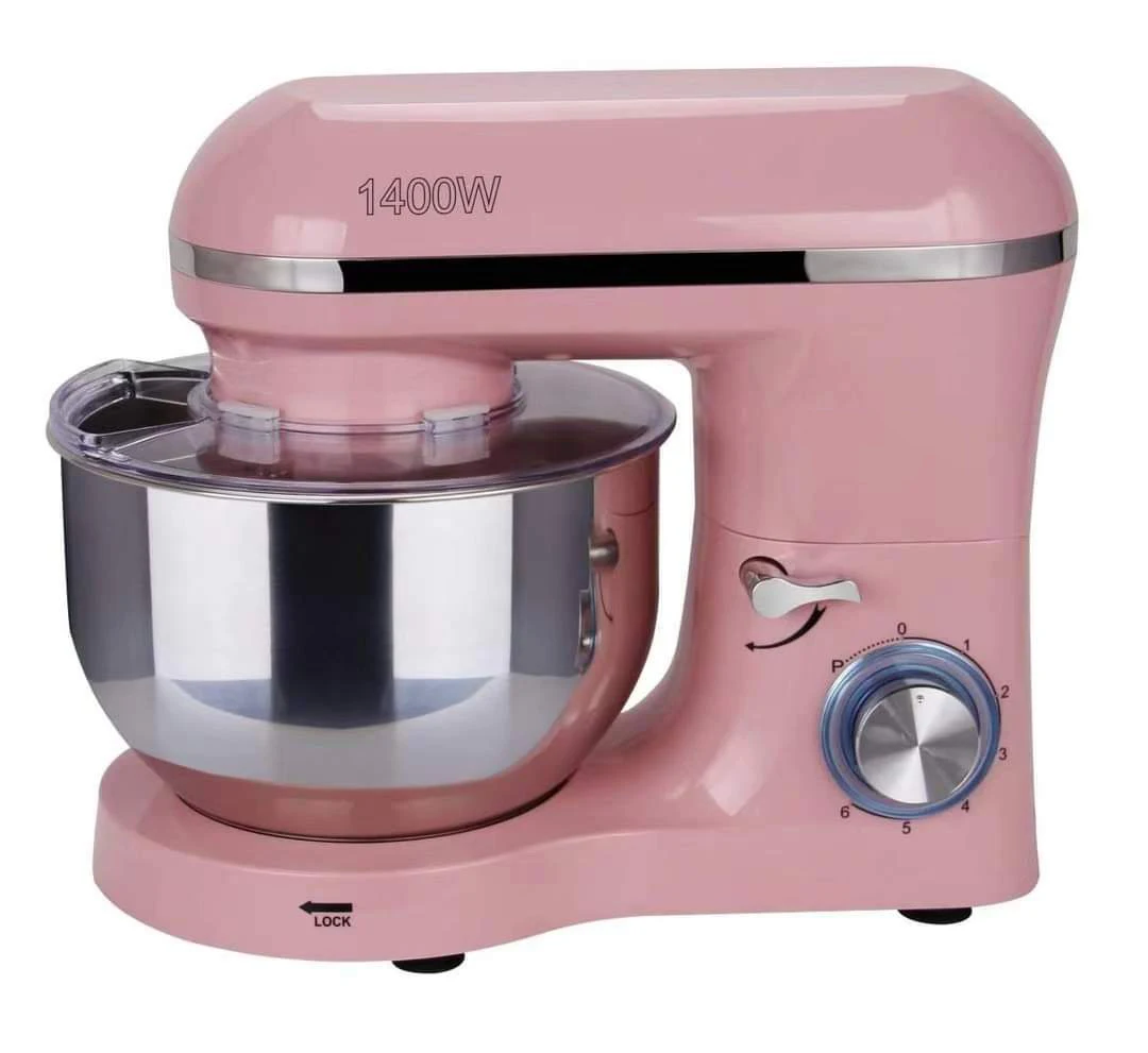 Новинка 2022 Классический Маленький Электрический миксер для пищевых продуктов с розовыми