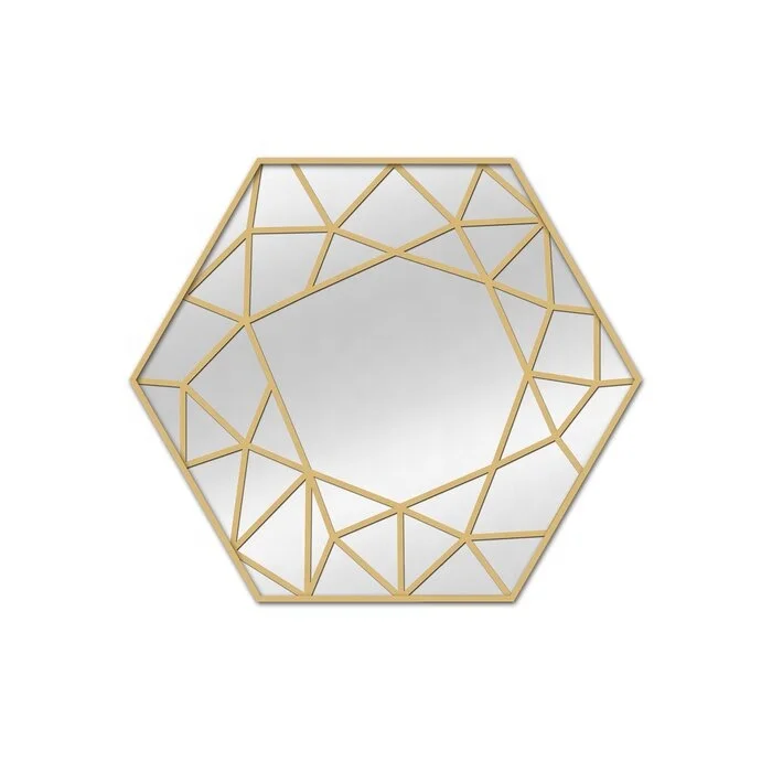 polygon modern geometric shape contemporary large accent metal