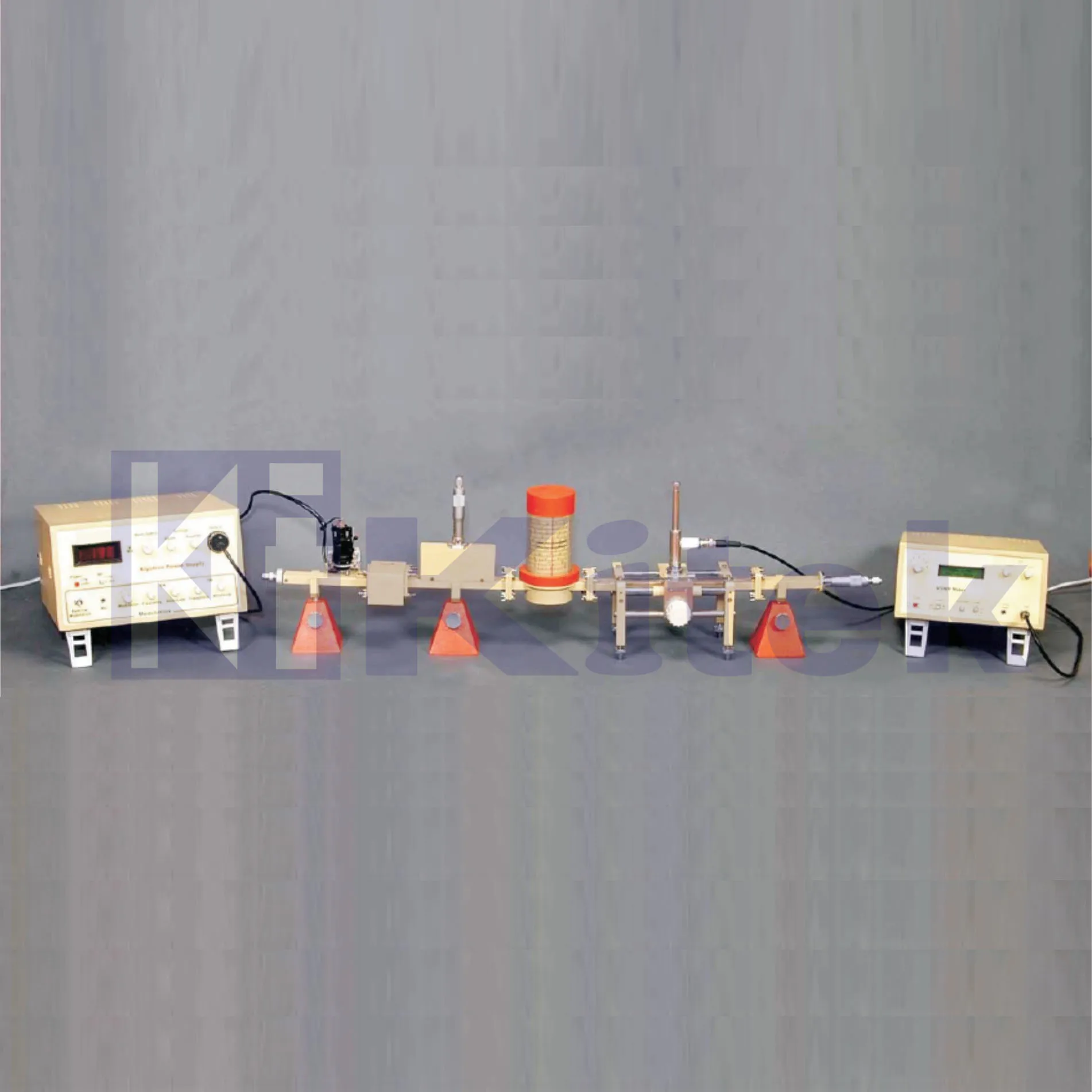 Gun Diode and Klystron Based Microwave Test Bench Educational Training Equipment for Didactic Training
