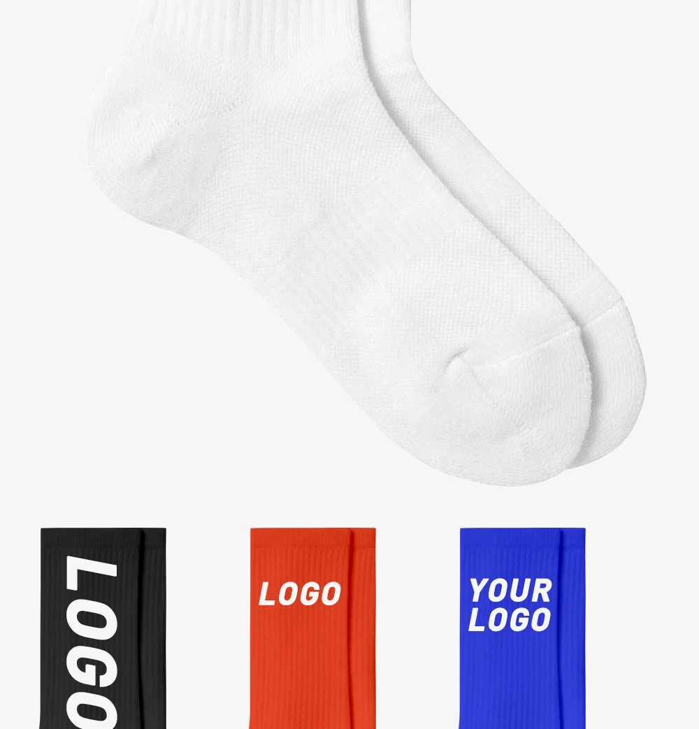 Sj High Quality Custom Logo Socks Logo Customize Socks Custom Crew