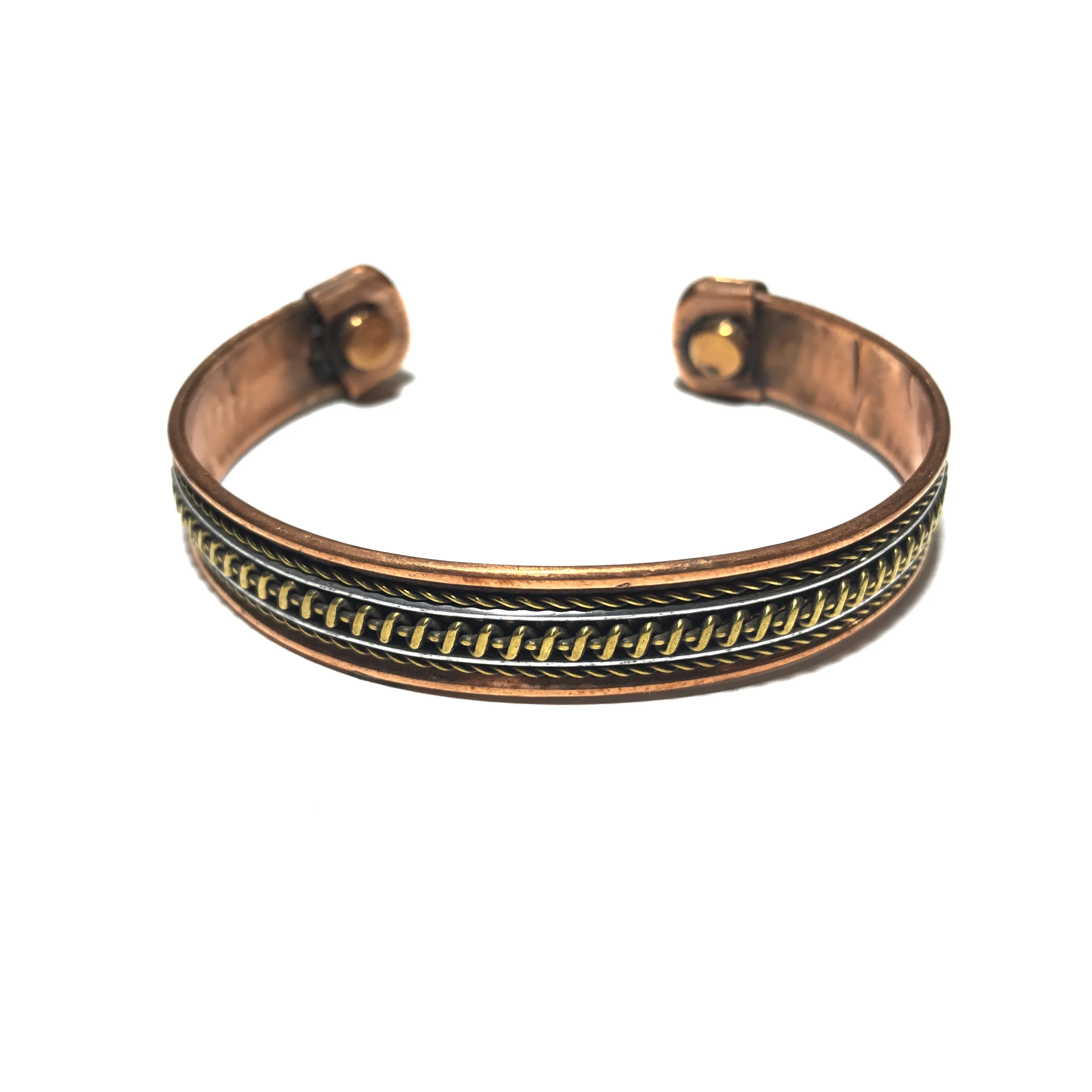 Pure Copper Magnetic Cuff Health Bracelet Style #A