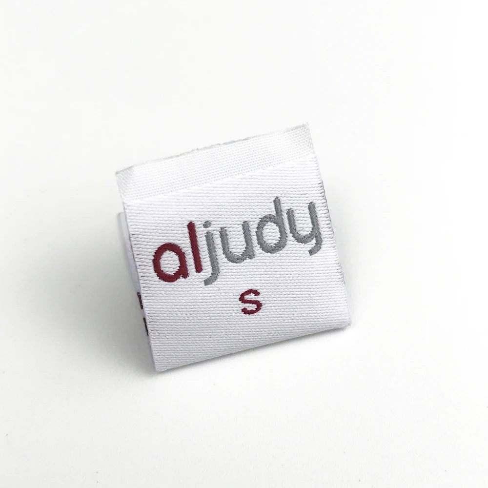 
 Оптовая продажа центр раза одежды тканые этикетки Индивидуальные основные этикетки для брюки и джинсы  