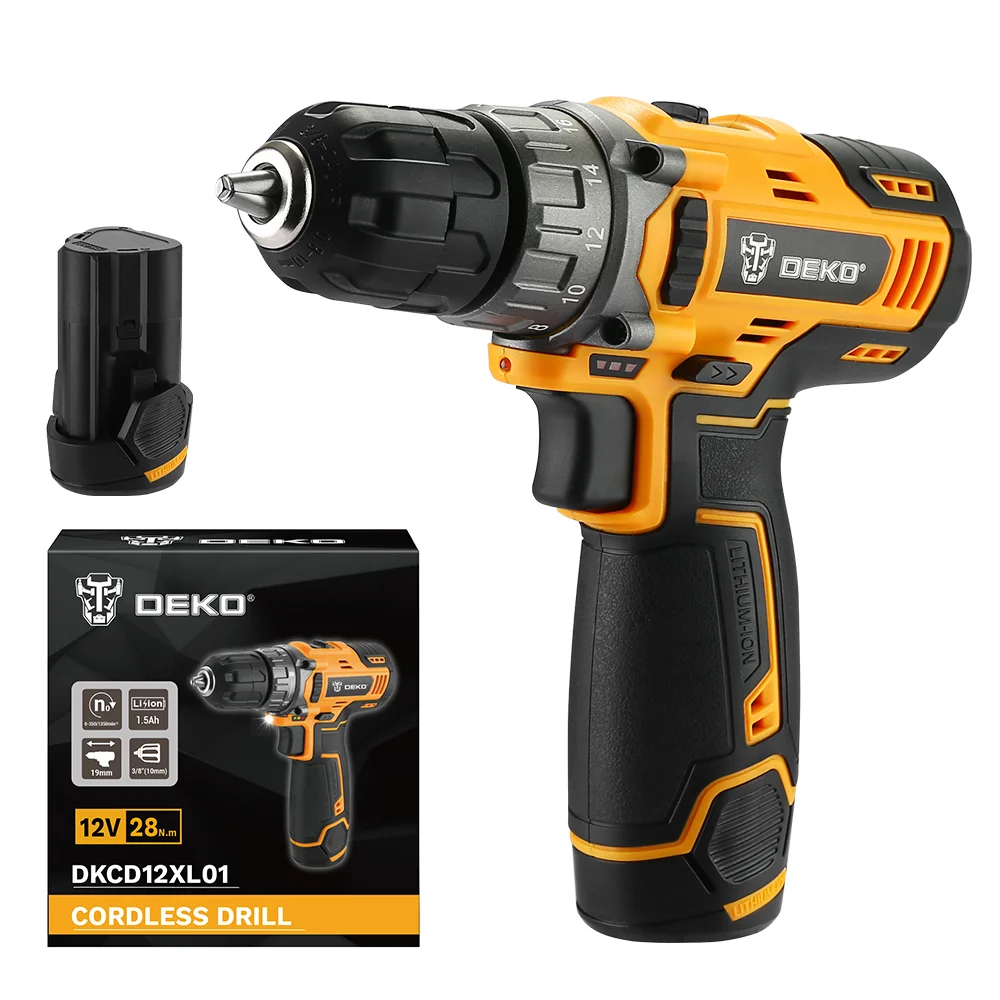 Deko set1. Drill batareye. портативная дрель deko как менять насадки.