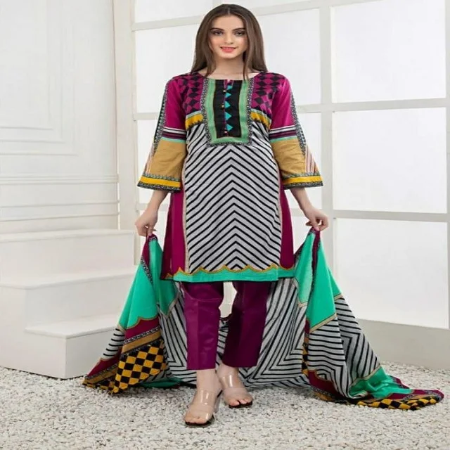 pakistani printed lawn suits