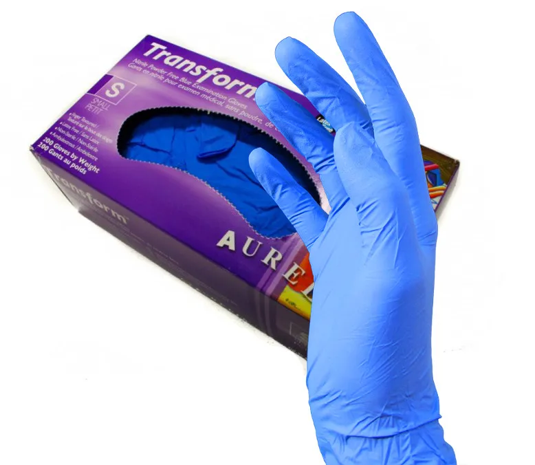 tuff grip powder free disposable nitrile gloves