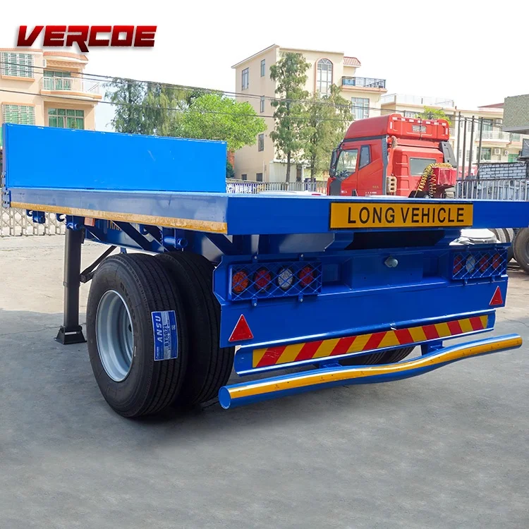 Одноосевой небольшой платформенный прицеп Vercoe для