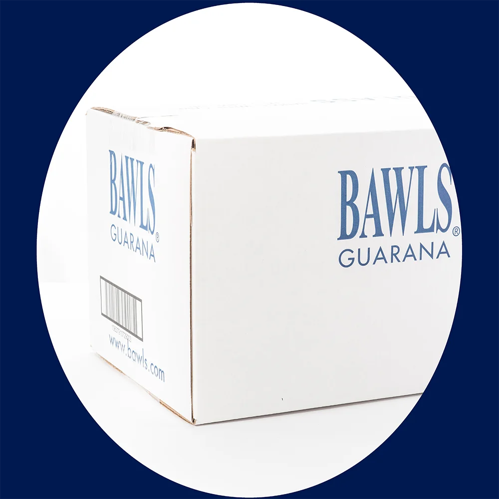 Bawls Original Soda With Guarana Caffeinated Soda Energy Drink Glass