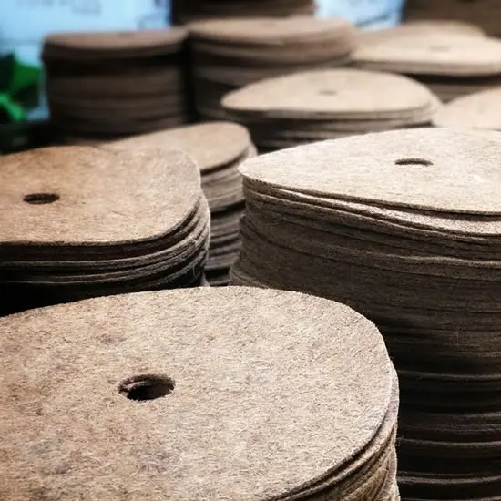NATURAL BIODEGRADABLE COCO COIR WEED CONTROL MULCH RING / COCONUT COIR MULCH MAT / VIETNAM ORIGIN COCONUT COIR TREE MAT