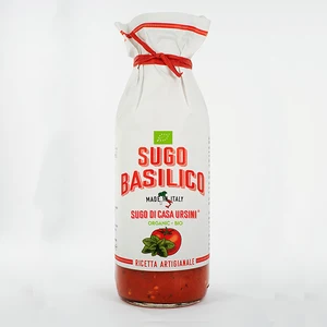 Organic Sugo di Casa Ursini Tomato sauce with Basil in bottle 500 g Ready to use