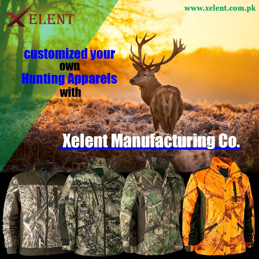 Hunting Jacket Mens Camouflage Hunting Clothes Camo Jacket Hunting
