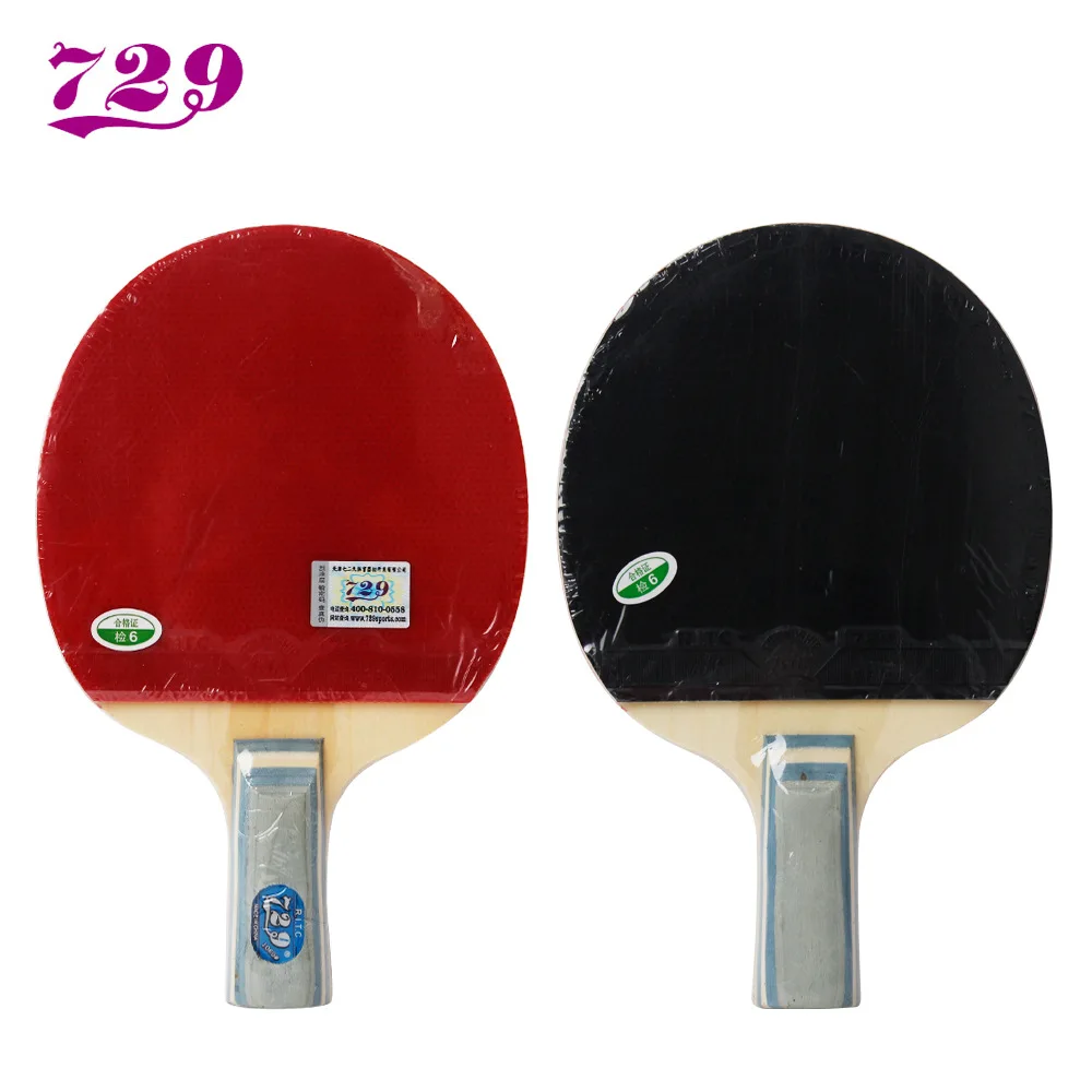 友情729ホット販売5層純木ゴム卓球ラケット体育館練習卓球バット