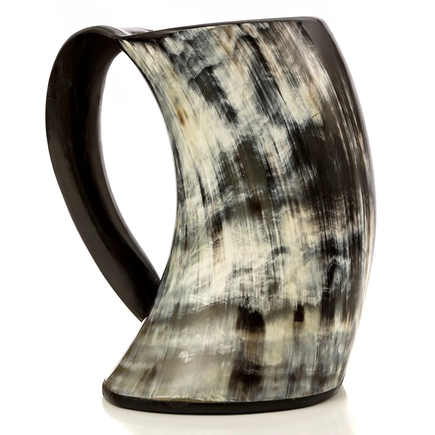 Wholesale Medieval Fashion Mug Natural Horn Handicraft Coffee Beverage Party Mug Amazing Viking